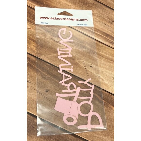 Potty Training Paper Die Cut By EZ Laser Designs Acid-Free Archival Safe - Picture 2 of 3